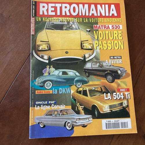 Revue auto rétromania 41 - revue,