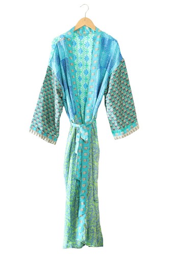 Robe longue kimono vintage - robe,