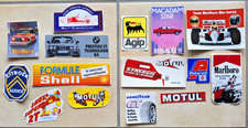 lot 15 autocollant sticker RENAULT  9 4L shell motul agip citroen Marlboro BMW