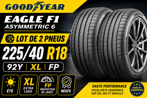 Lot pneus 225 - 2, 225/40