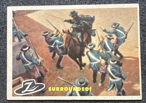 1958 topps zorro trading card - 1958,