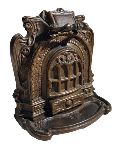 Encrier bronze poele godin - encrier, en