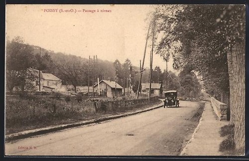 Cpa poissy o passage - cpa,