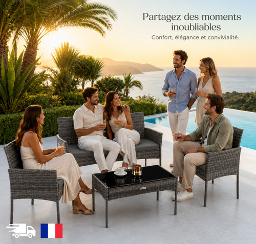 Ensemble salon jardin - ensemble,