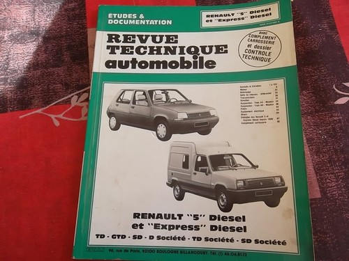Revue technique renault - revue, 5