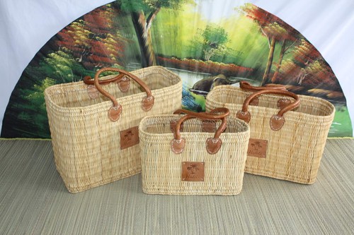 Superbe sac cabas - panier, en