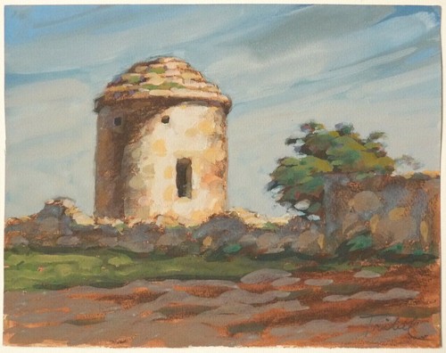 Pigeonnier breton dessin - pigeonnier,