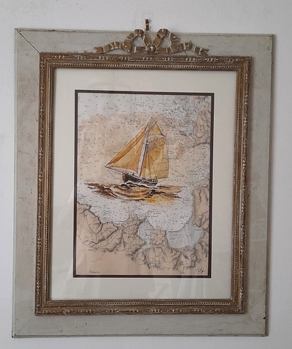 Aquarelle marine originale et - aquarelle,