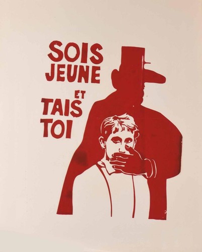 Affiche mai crs université - mai, 68