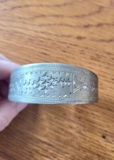 Bracelet Torque Berbère Touareg Amazigh Ciselé Vintage 