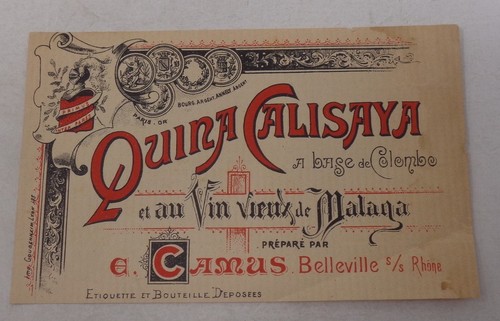 Belle étiquette quina - belle, ,