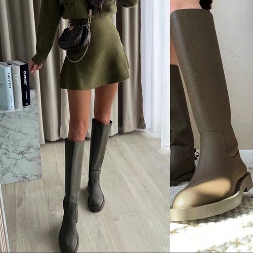 Zara low heel - low, rubber