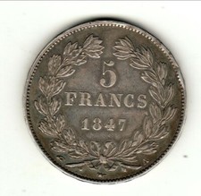 5 FRANCS LOUIS PHILIPPE TETE