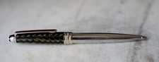 RARE TYLO BILLE MONTBLANC MEISTERSTÜCK SOLITAIRE PLATINE - FINITION CARBONE