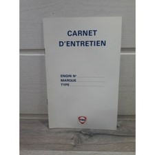 Carnet entretien FINA pour Engin TP Camions Automobile Tracteur ou autre