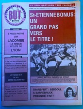 FOOTBALL BUT du 10/06/1976 ST-ETIENNE NANCY 3-0 LES VERTS PROCHES DU TITRE EN D1