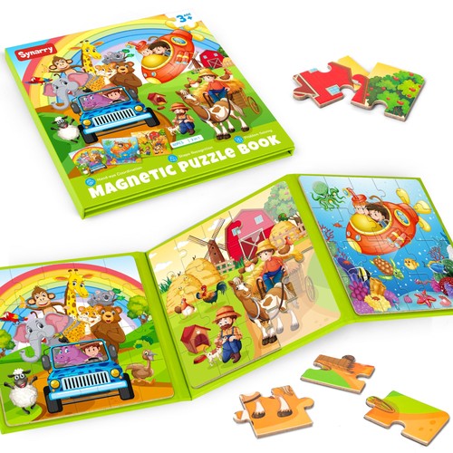 Puzzle animaux magnetique - puzzle,
