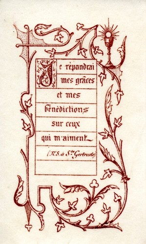Image religieuse pieuse