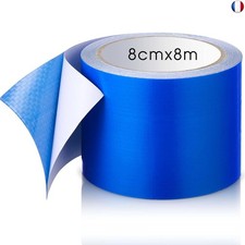 Sinmoe Ruban de Bâche PE Adhésive Imperméable Kit de Réparation Bâche de Camion 