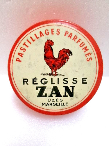 Boîte ancienne publicitaire