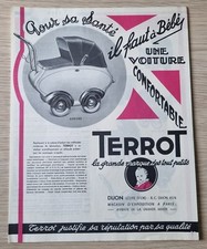 catalogue publicitaire LANDAUS VOITURES POUR ENFANTS TERROT 1955
