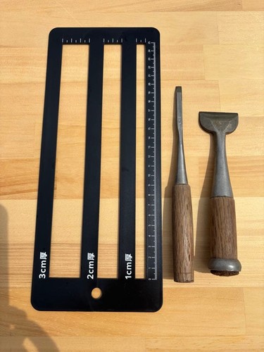 Lot ciseaux à - à, bois