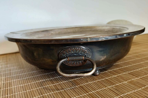 Ancien chauffe plat métal - chauffe-plat, en
