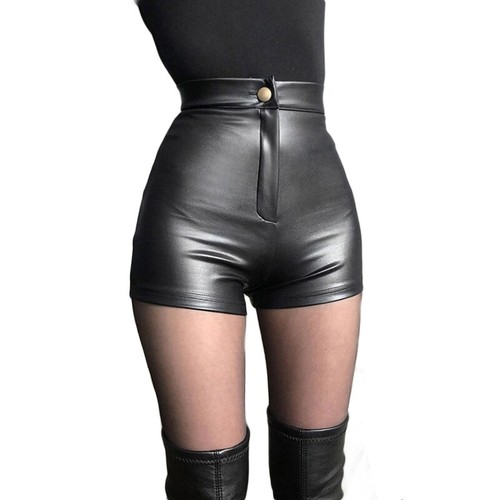 Shorts cuir synthétique - shorts,