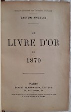 Gaston ARMELIN - Le livre