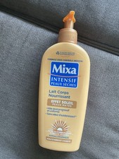 MIXA:LAIT NOURRISSANT KARITÉ PEAUX SÈCHES EFFET SOLEIL PEAUX MATES, AUTOBRONZANT