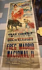 Affiche Corrida :Plaza de Toros de Nimes : 24 septembre 1922.  grande affiche.