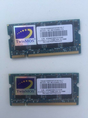 Paire barrette ram x 256 - barrette,