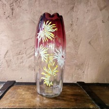 Vase Legras verre émaillé