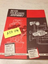 Revue Technique Automobile Camion Citroën T23 + évolution H HY HZ et 2CV éd. 63