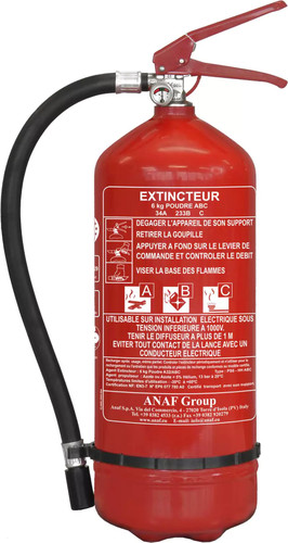 Extincteur 6kg mano norme - +,