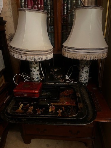 Paire lampes table - paire,