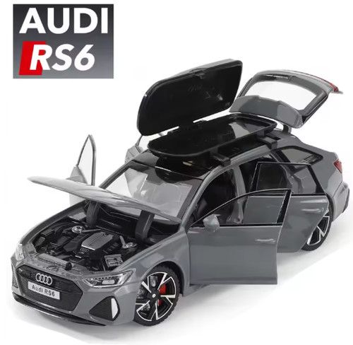 Audi rs6 avant - avant, gris