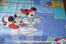 Housse de couette Mickey Minnie Pluto Dingo étudiant, école, écrire CTI Disney