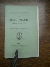 La Métromanie comédie en 5