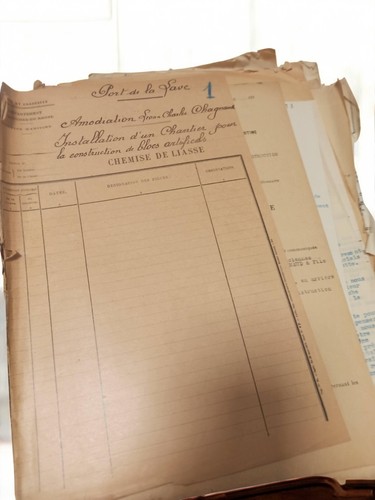 Ancien document vintage