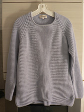 PULL LAINE MERINOS MARQUE ANTONELLE TAILLE 40/42  TBE BLEU CIEL **+