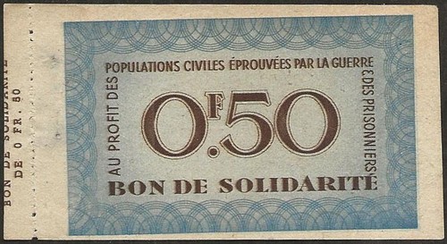France bon solidarité 50 - bon,