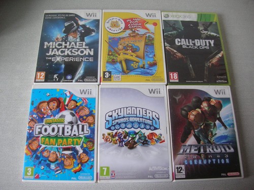 Lot jeux wii - de, et