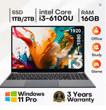 15.6 "Intel Core i3 6100U