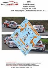 DECALS 1/43 REF 2946 Peugeot