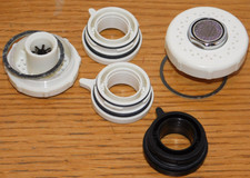 LOT 6 KWC suisse TETE de ROBINET CUISINE douchette SUPPORT filtre AERATEUR joint