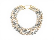 VINTAGE COLLIER CHANEL 3 RANGS