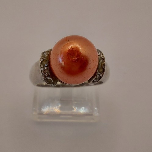 Bague décor perle - , et