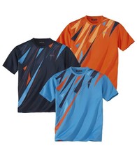 Lot de 3 Tee-Shirts 3 Maillots 3 Couleurs Outdoor Sport Running Taille XXXL 3XL