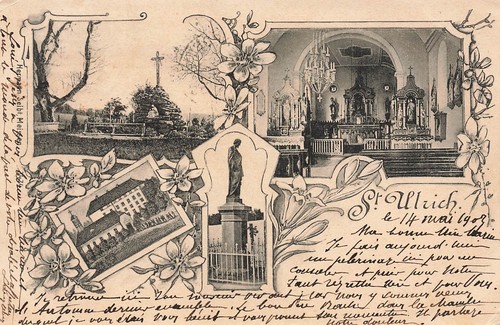 Carte postale église - , st